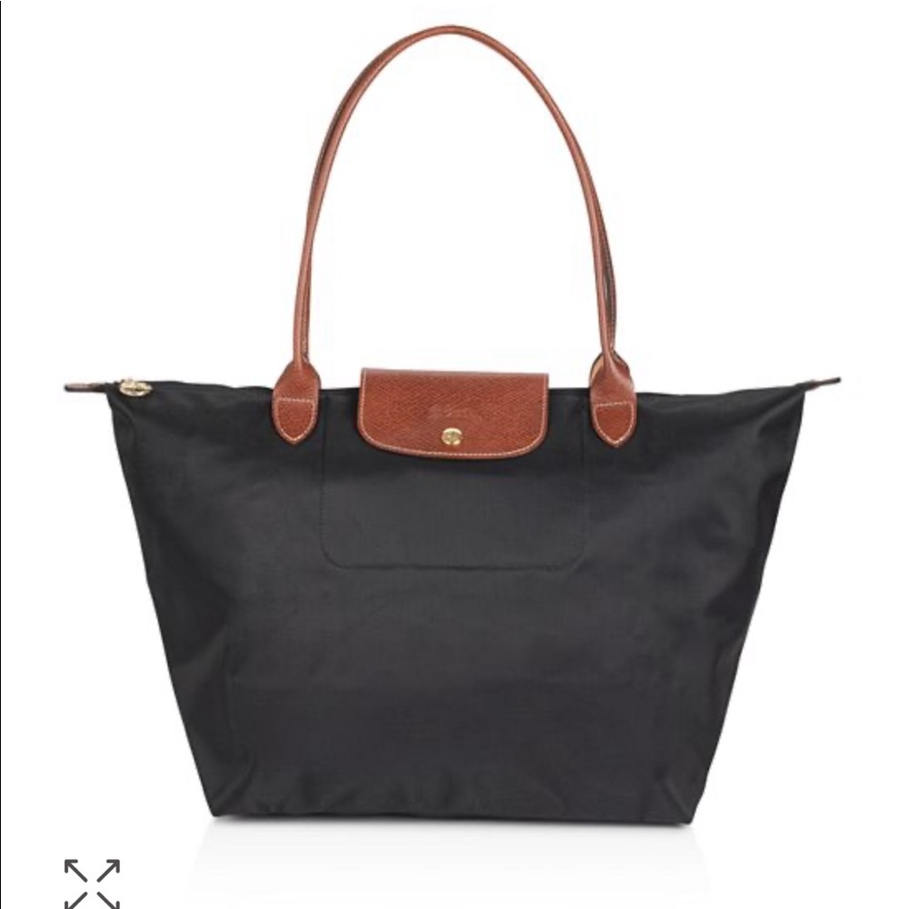 Longchamp Le Pliage Large NylonShoulder Tote Black